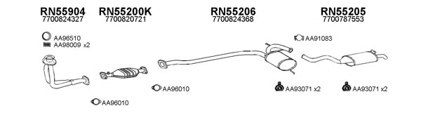 VENEPORTE 550482 Exhaust System